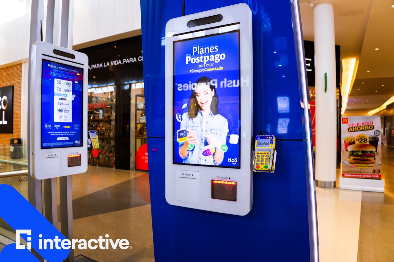 TIGO uses self-service kiosks