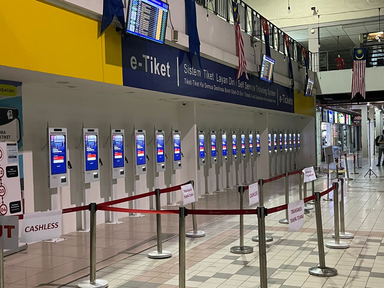Stations in Malaysia have installed kiosks